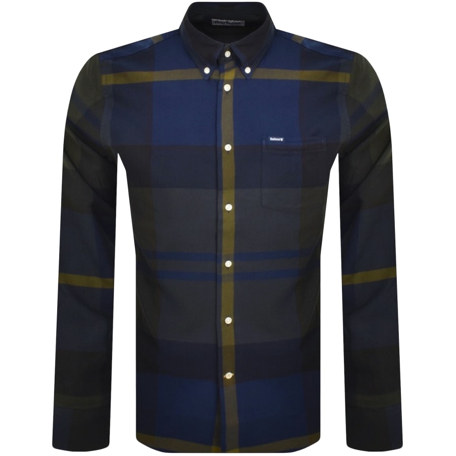 Barbour Dunoon Check Long Sleeved Shirt Green